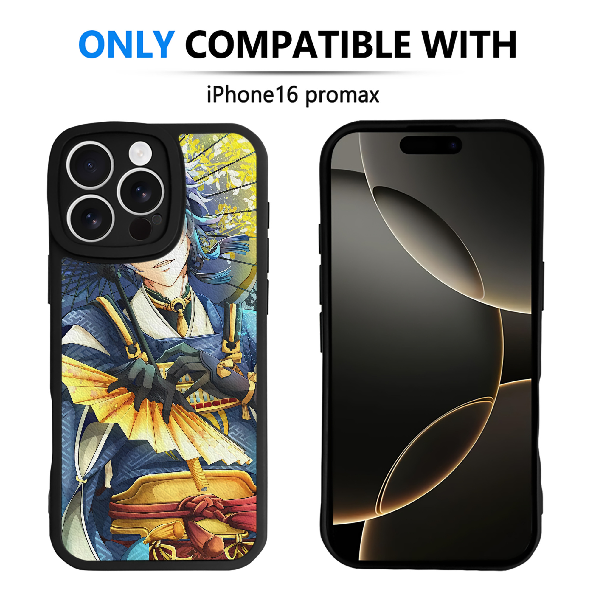（画像用） 刀剣乱舞 Touken Ranbu 【iPhone 16シリーズ対応】シリコンスマホケース（レザー調） 材質：シリコン